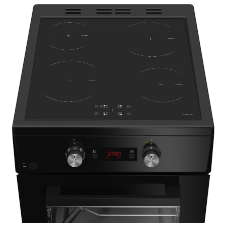 Beko Cooker | FSM59305BDT | Hob type Induction | Oven type Electric | Black | Width 50 cm | Grilling | Depth 60 cm | 60 L