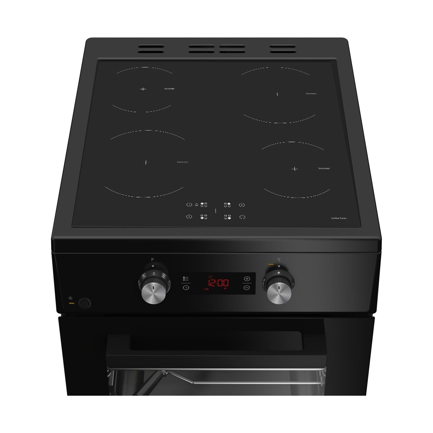 Beko Cooker | FSM59305BDT | Hob type Induction | Oven type Electric | Black | Width 50 cm | Grilling | Depth 60 cm | 60 L