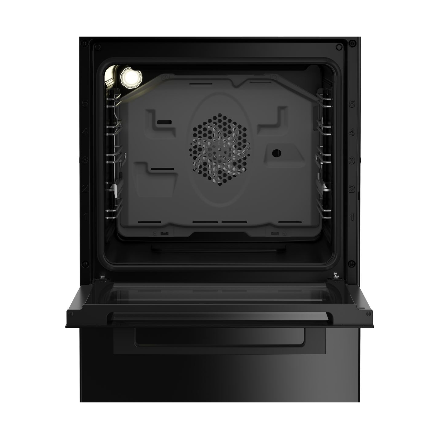 Beko Cooker | FSM59305BDT | Hob type Induction | Oven type Electric | Black | Width 50 cm | Grilling | Depth 60 cm | 60 L