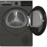 Beko Dryer Machine | B5T89243M | Energy efficiency class C | Front loading | 9 kg | Heat pump | Digital | Depth 67 cm | Steam fu