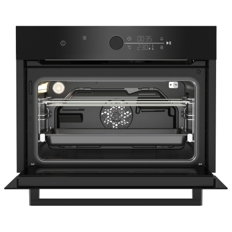 Beko Oven | BBCM17400B | 48 L | Electric | Hydrolytic | Touch control | Steam function | Height 45.5 cm | Width 59.4 cm | Black