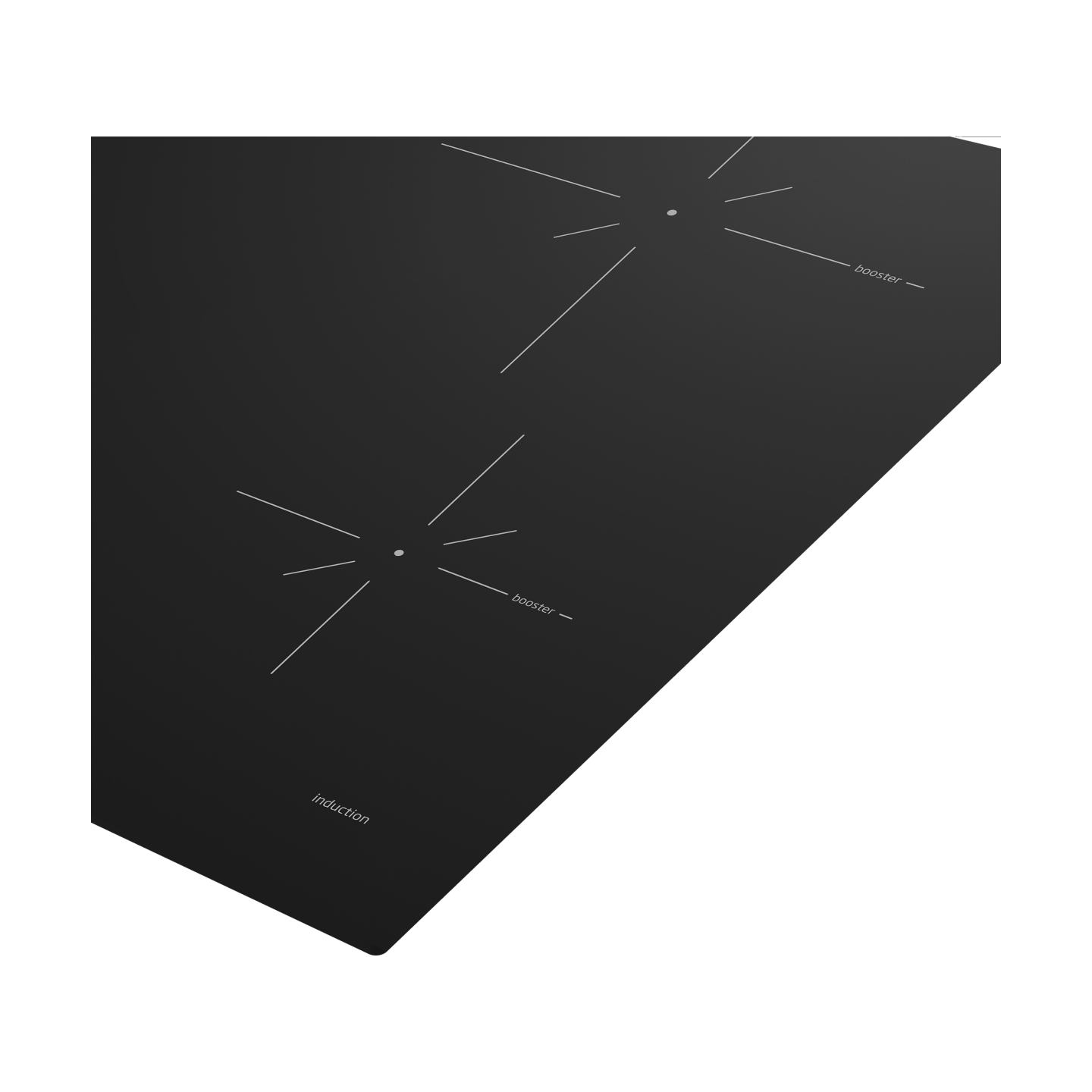 Beko Hob | HII64200SFMT | Induction | Number of burners/cooking zones 4 | Touch | Timer | Black