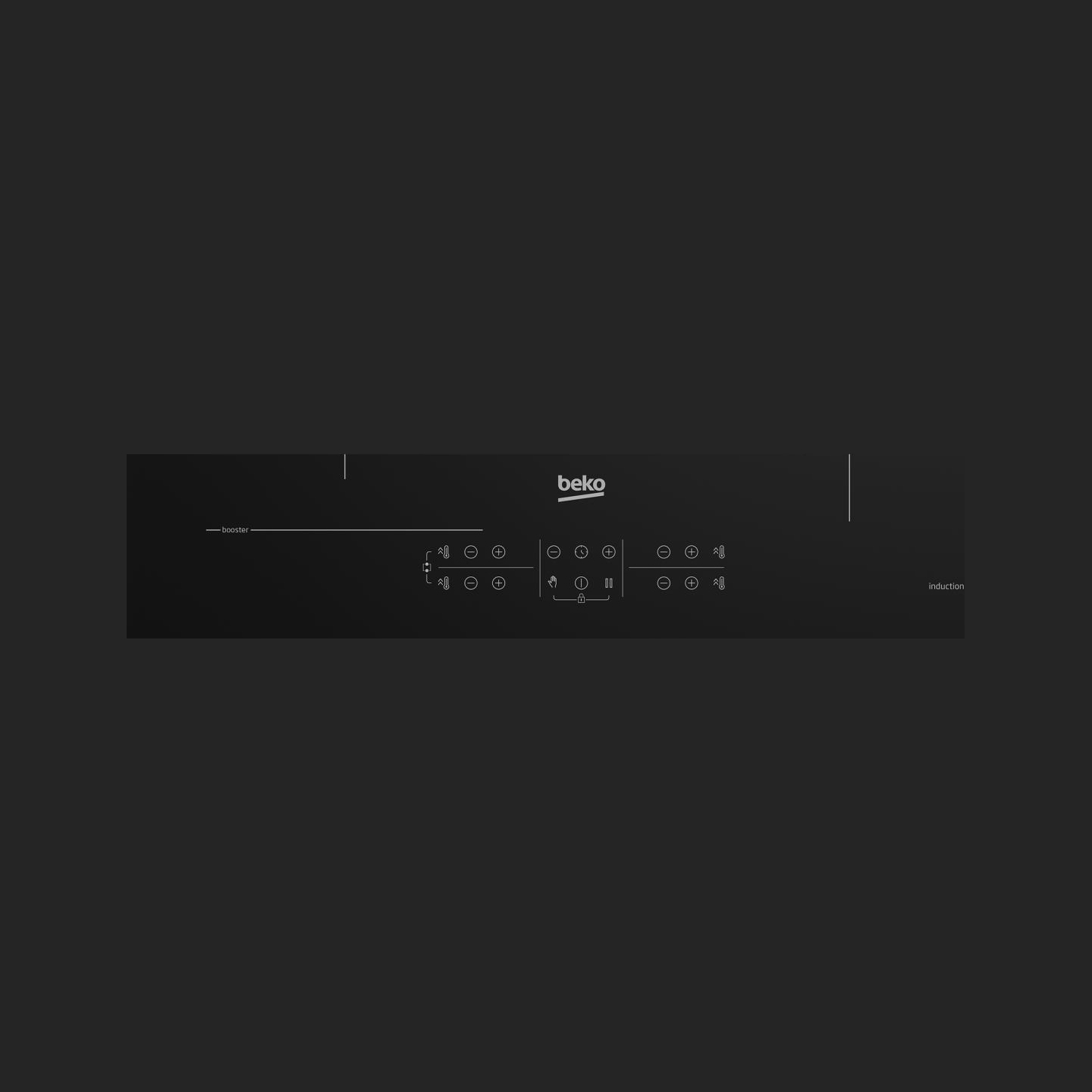 Beko Hob | HII64200SFMT | Induction | Number of burners/cooking zones 4 | Touch | Timer | Black