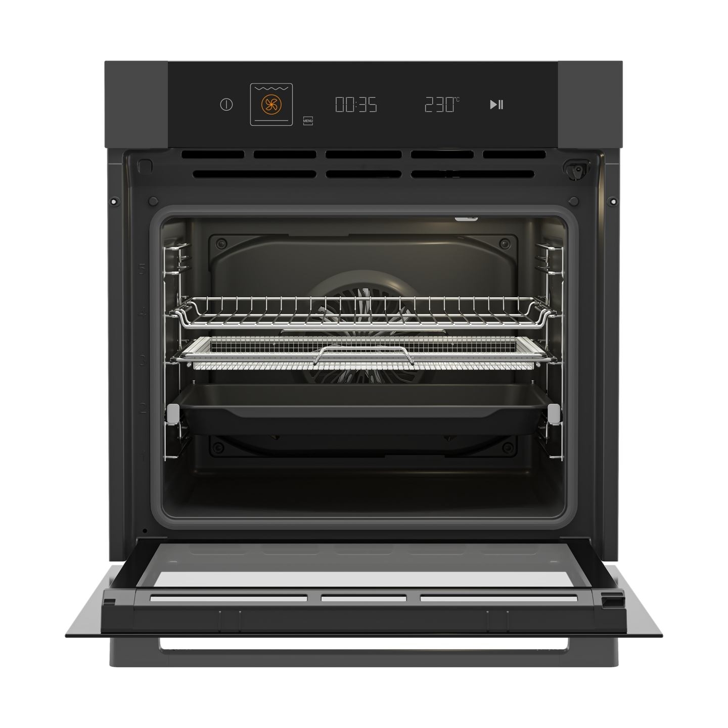 Beko Oven | MBBIMA10600MTPSWE | 72 L | Electric | Pyrolysis | Touch control | Steam function | Convection | Height 59.5 cm | Wid