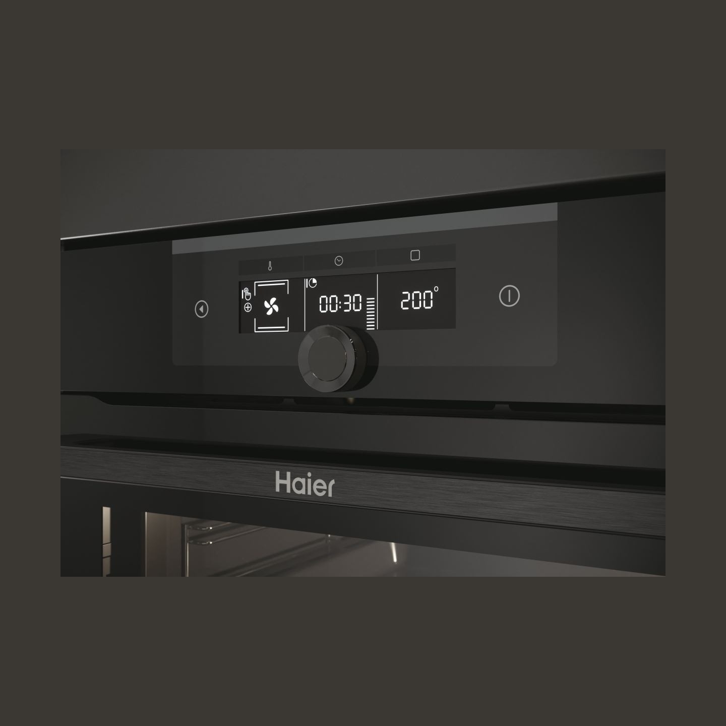 Haier Oven | HWO60SM2F3BH | 70 L | Electric | Hydrolytic | Electronic | Height 59.5 cm | Width 59.5 cm | Black