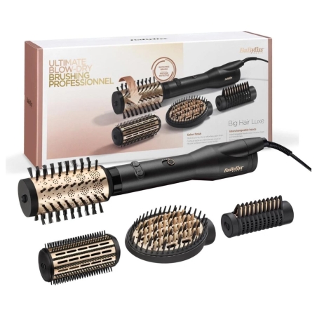 Babyliss | Hair styling comb | AS970E | Ion conditioning | Number of heating levels 3 | 650 W | Black/Gold