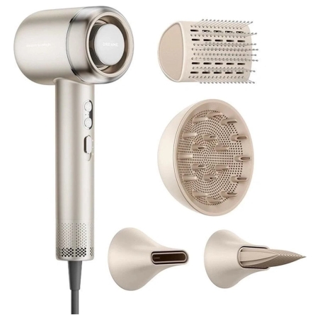 Dreame Hair Dryer | AHG40A GO | 2000 W | Number of temperature settings 4 | Ionic function | Diffuser nozzle | Gold