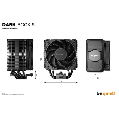 Be Quiet CPU COOLER S_MULTI/DARK ROCK 5 BK035 BE QUIET