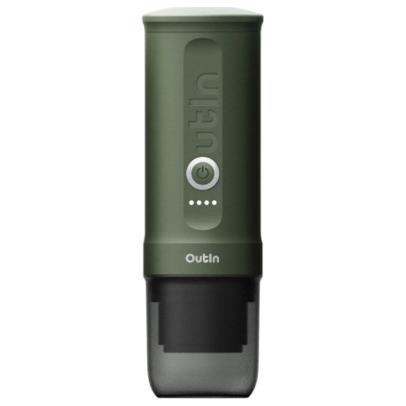 Outin Nano Espresso Machine, model OTEM-01, color Forest Green