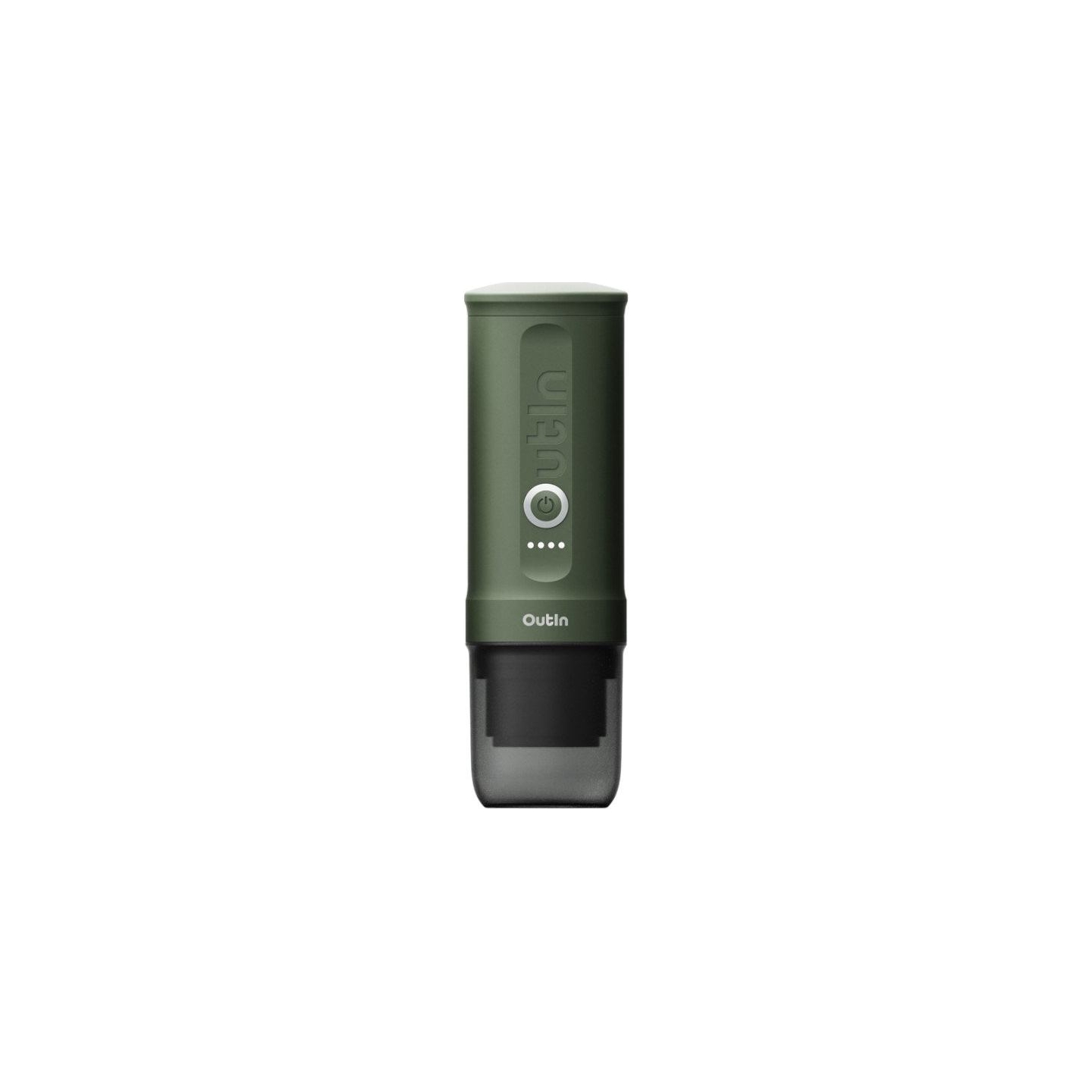 Outin Nano Espresso Machine, model OTEM-01, color Forest Green