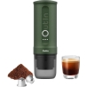 Outin Nano Espresso Machine, model OTEM-01, color Forest Green