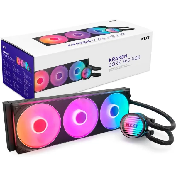 Nzxt Water cooling Kraken core 360 RGB black
