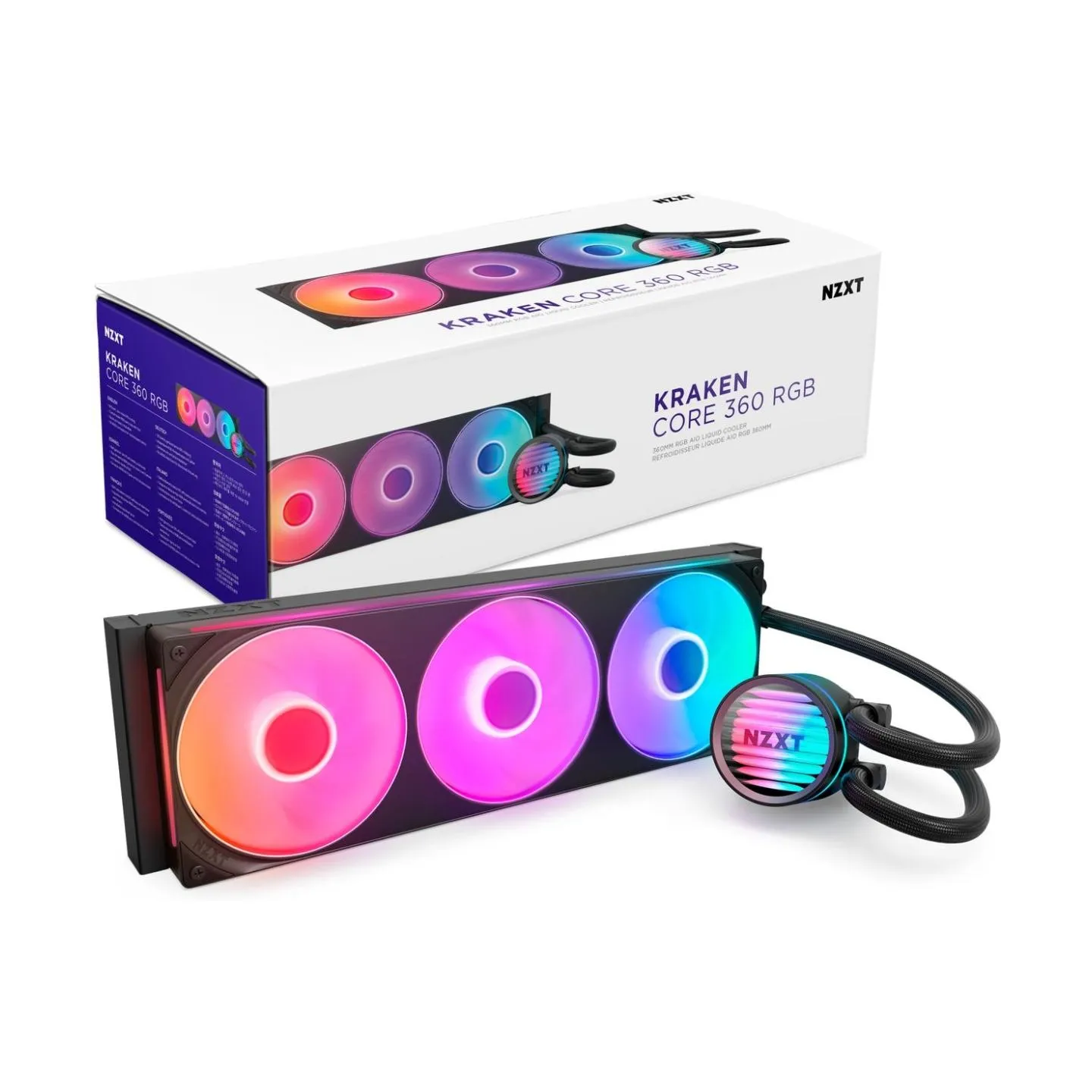 Nzxt Water cooling Kraken core 360 RGB black