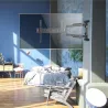 Onkron TV SET ACC WALL MOUNT /40-75"/BLACK NP47-B ONKRON