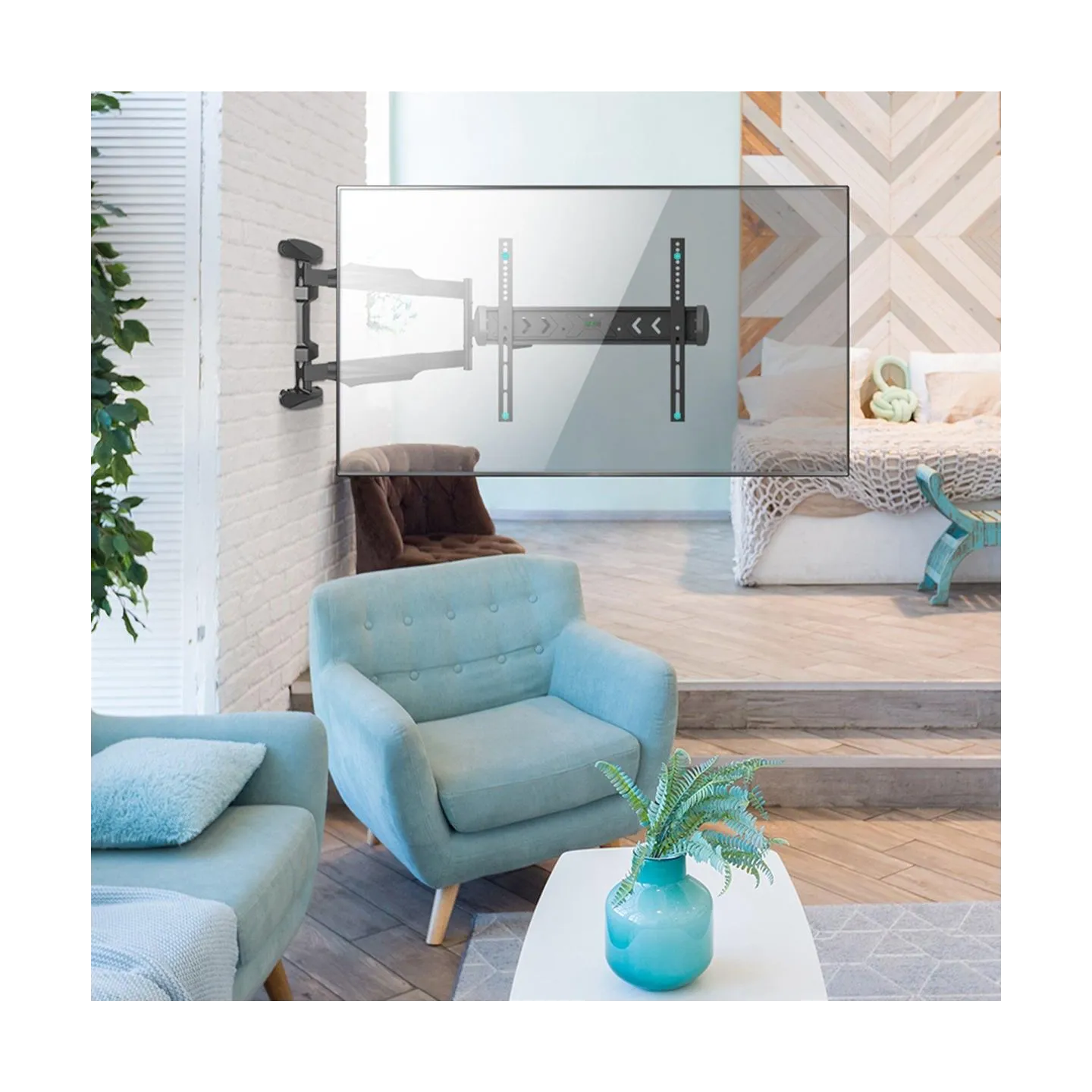 Onkron TV SET ACC WALL MOUNT /40-75"/BLACK NP47-B ONKRON