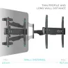 Onkron TV SET ACC WALL MOUNT /40-75"/BLACK NP47-B ONKRON