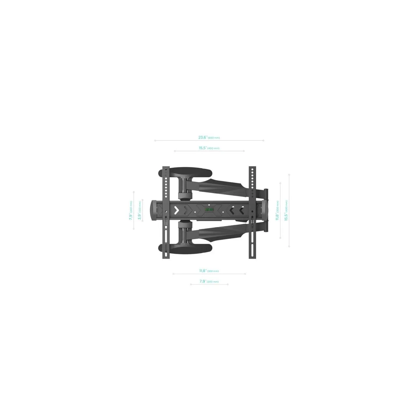 Onkron TV SET ACC WALL MOUNT /40-75"/BLACK NP47-B ONKRON