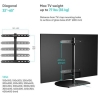 Onkron TV SET ACC DESKTOP STAND/32-65" BLACK PT2-B ONKRON