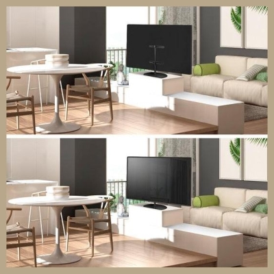 Onkron TV SET ACC DESKTOP STAND/32-65" BLACK PT2-B ONKRON