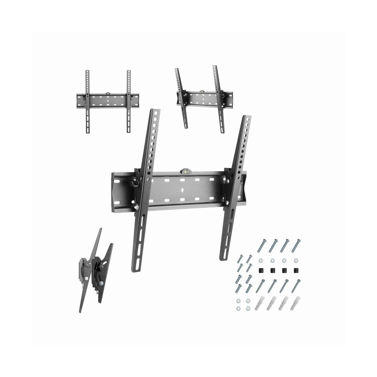 Gembird | Wall mount | WM-55T-02 | 32-55 " | Maximum weight (capacity) 40 kg | Black