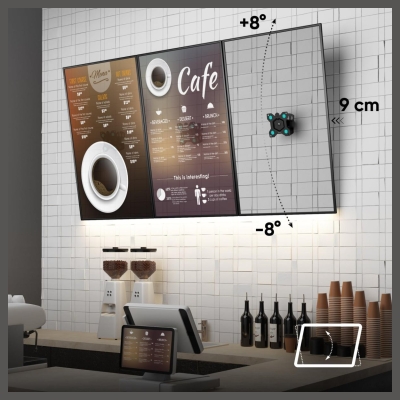 Onkron TV SET ACC WALL MOUNT /10-35"/BLACK R3-B ONKRON