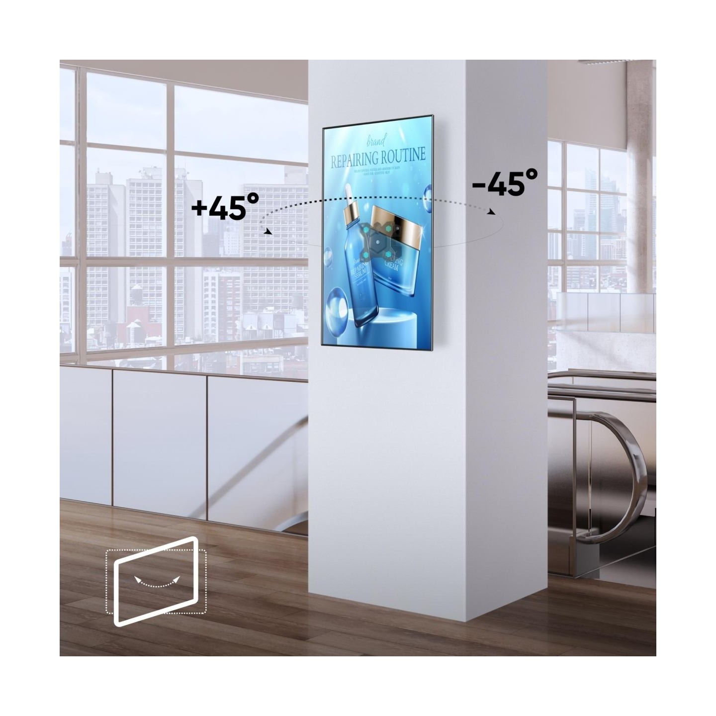 Onkron TV SET ACC WALL MOUNT /10-35"/BLACK R3-B ONKRON