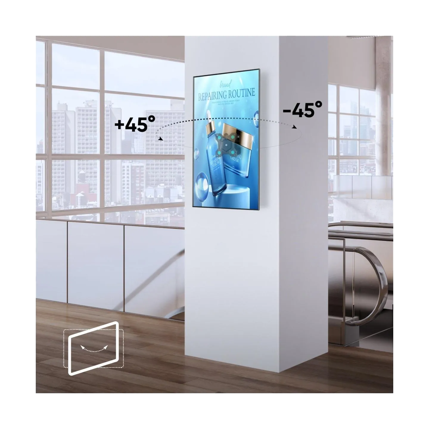 Onkron TV SET ACC WALL MOUNT /10-35"/BLACK R3-B ONKRON