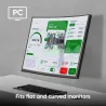 Onkron TV SET ACC WALL MOUNT /10-35"/BLACK R3-B ONKRON