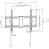 Gembird | Wall mount | Tilt | 37-80 " | Maximum weight (capacity) 70 kg | Black