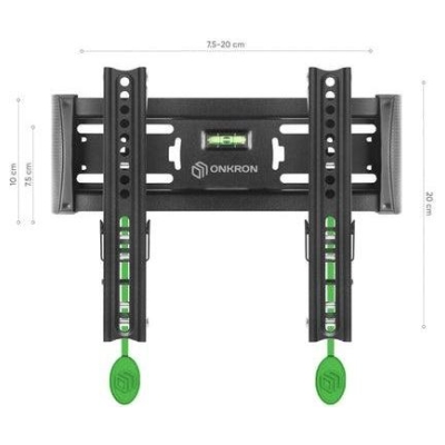 Onkron TV SET ACC WALL MOUNT /17-43"/BLACK TM4-B ONKRON