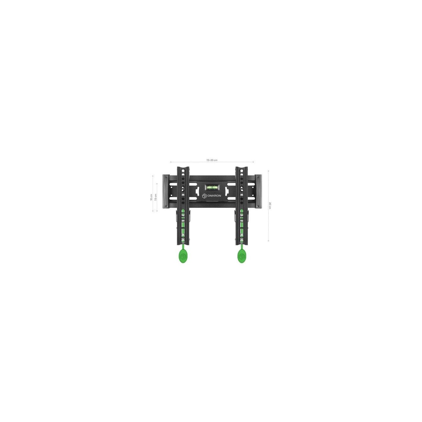 Onkron TV SET ACC WALL MOUNT /17-43"/BLACK TM4-B ONKRON