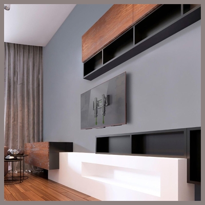 Onkron TV SET ACC WALL MOUNT /17-43"/BLACK TM4-B ONKRON