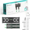 Onkron TV SET ACC WALL MOUNT /17-43"/BLACK TM4-B ONKRON