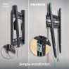 Onkron TV SET ACC WALL MOUNT /32-65"/BLACK FM2-B ONKRON