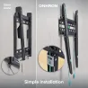 Onkron TV SET ACC WALL MOUNT /32-65"/BLACK FM2-B ONKRON