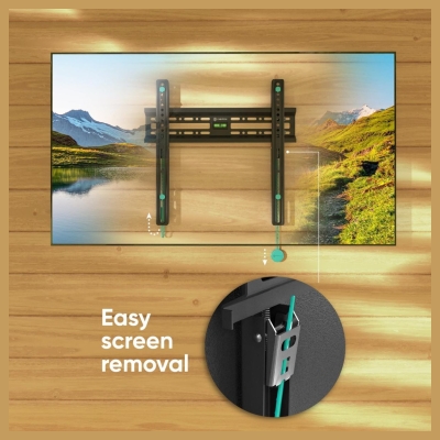 Onkron TV SET ACC WALL MOUNT /32-65"/BLACK FM2-B ONKRON