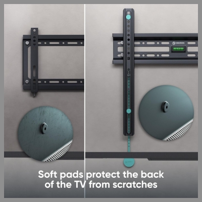 Onkron TV SET ACC WALL MOUNT /32-65"/BLACK FM2-B ONKRON