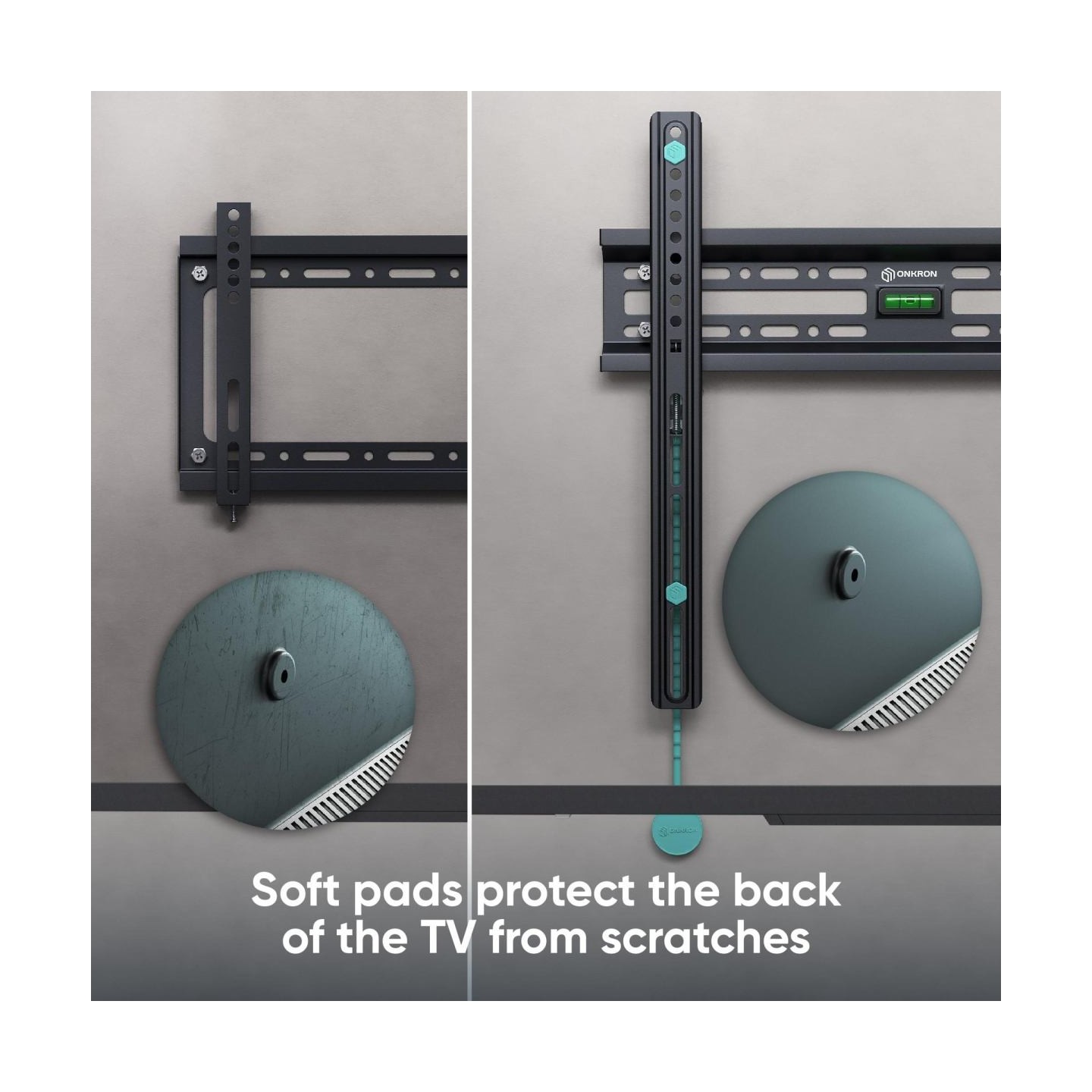 Onkron TV SET ACC WALL MOUNT /32-65"/BLACK FM2-B ONKRON