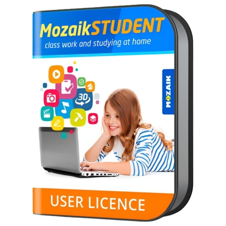 Mozaik Education Mozaik STUDENT license for all platform, for one student, 1 year