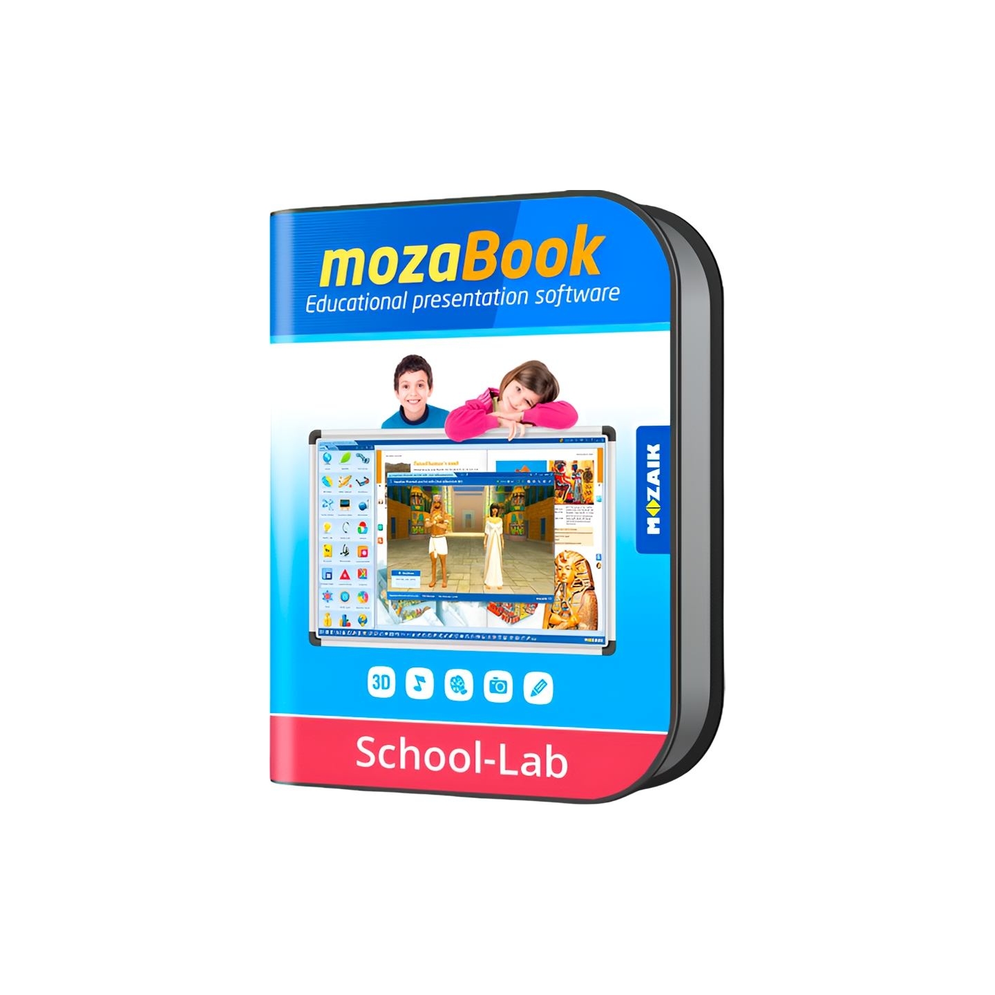 Mozaik Education mozaBook SCHOOL-LAB - one chosen language / one device / 1 Year