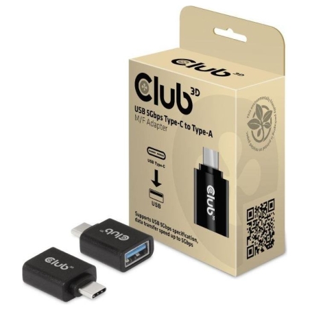 Club3D I/O ADAPTER USB-C TO USB3.1/M/F CAA-1521 CLUB3D