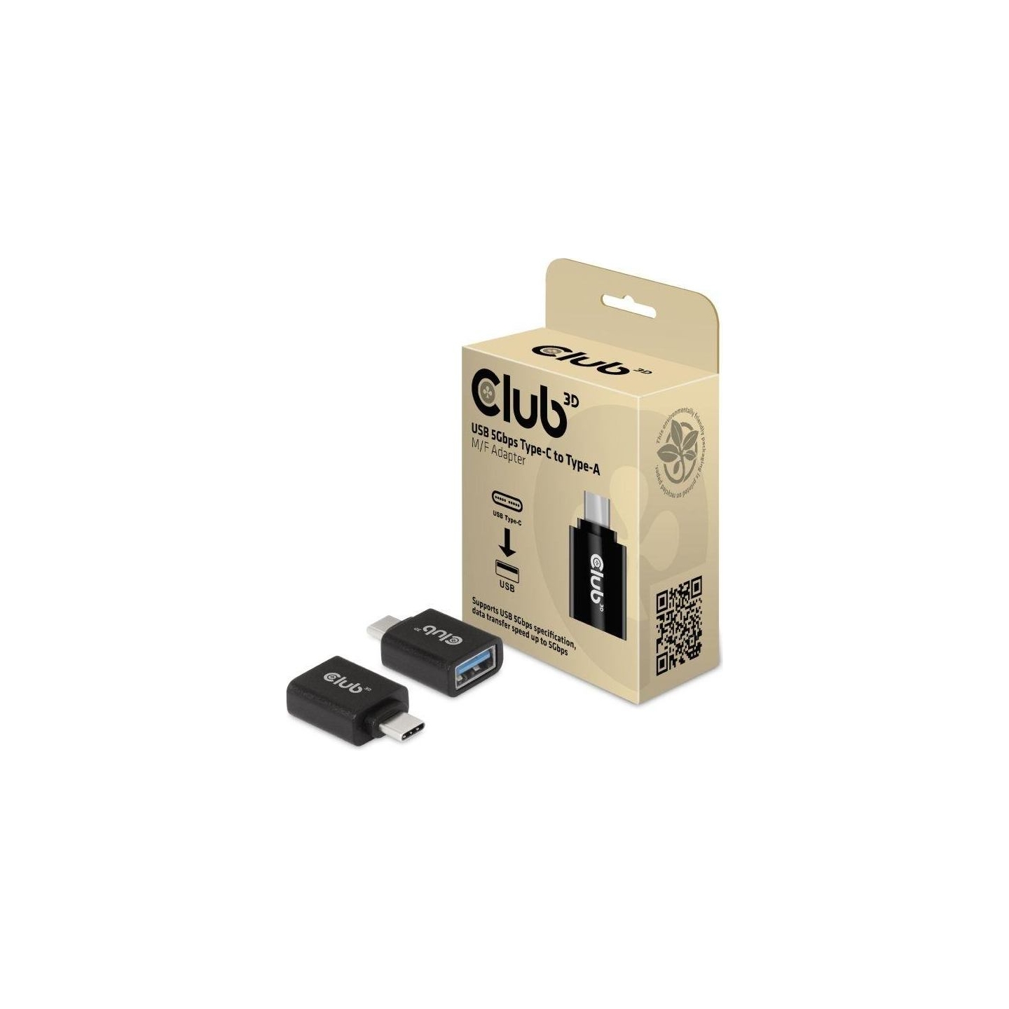 Club3D I/O ADAPTER USB-C TO USB3.1/M/F CAA-1521 CLUB3D