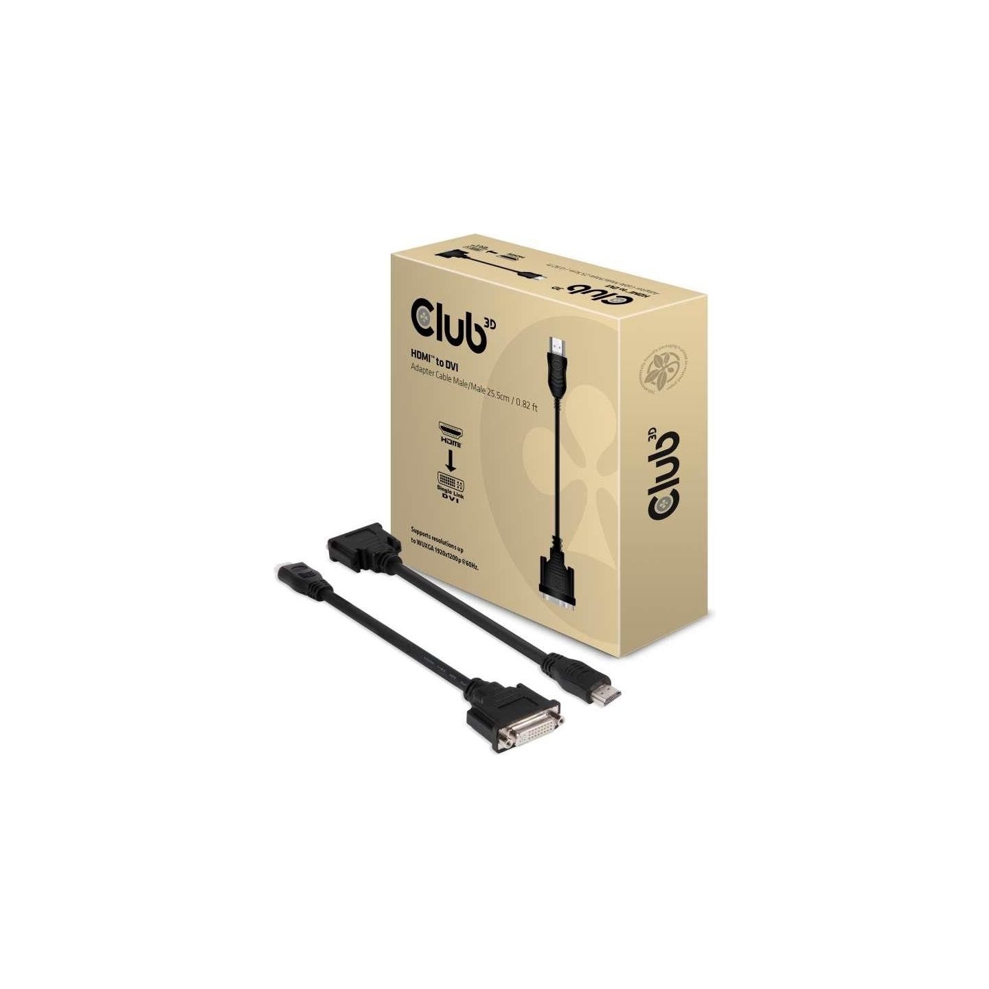 Club3D I/O ADAPTER HDMI TO DVI-D/CAC-HMD>DFD CLUB3D