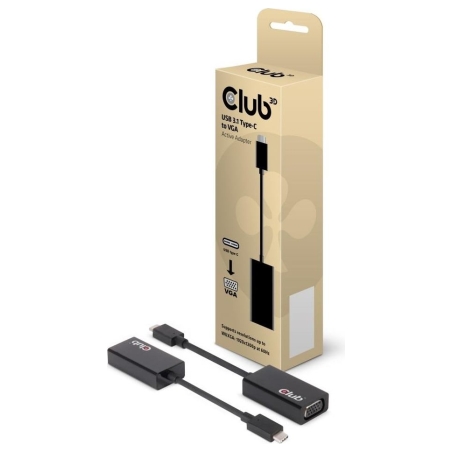 Club3D I/O ADAPTER USB-C TO VGA/M/F CAC-1502 CLUB3D
