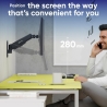 Onkron TV SET ACC WALL MOUNT /13-34"/BLACK G120-B ONKRON