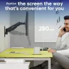 Onkron TV SET ACC WALL MOUNT /13-34"/BLACK G120-B ONKRON
