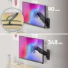 Onkron TV SET ACC WALL MOUNT /13-34"/BLACK G120-B ONKRON