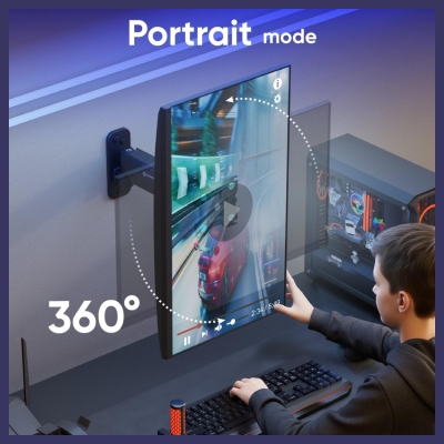 Onkron TV SET ACC WALL MOUNT /13-34"/BLACK G120-B ONKRON