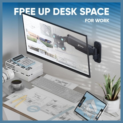 Onkron TV SET ACC WALL MOUNT /13-34"/BLACK G120-B ONKRON