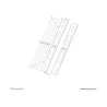 Neomounts BY NEWSTAR AWL-250BL16 VESA EXTENSION KIT - BLACK